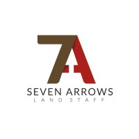 Seven Arrows Land Staff logo combining a brown number 7 and a red letter A.
